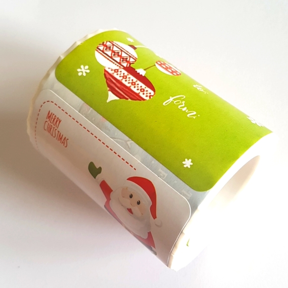 🎅🏼2/28$ NEW 250 pcs Christmas Stickers Labels - Picture 2 of 7